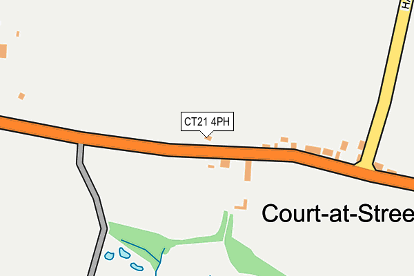 CT21 4PH map - OS OpenMap – Local (Ordnance Survey)