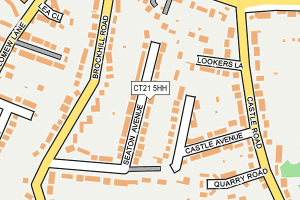 Map of COADJOINT LIMITED at local scale