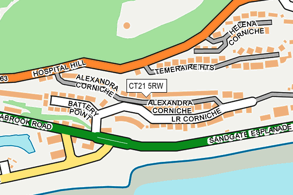 Map of CASHFLOW ENTREPRENEURS LTD at local scale