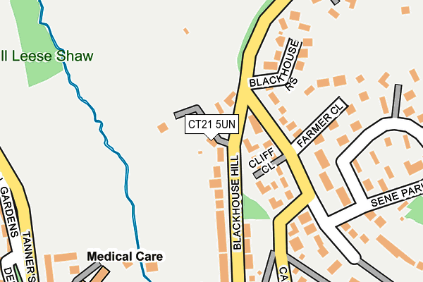 CT21 5UN map - OS OpenMap – Local (Ordnance Survey)