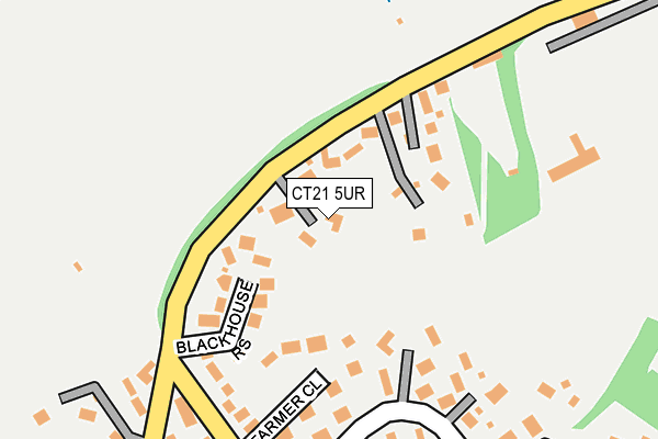 CT21 5UR map - OS OpenMap – Local (Ordnance Survey)