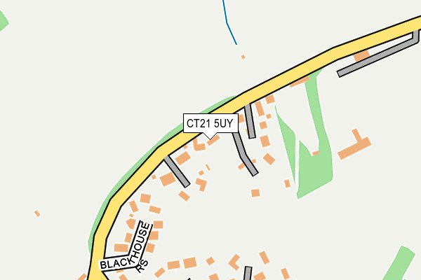 CT21 5UY map - OS OpenMap – Local (Ordnance Survey)