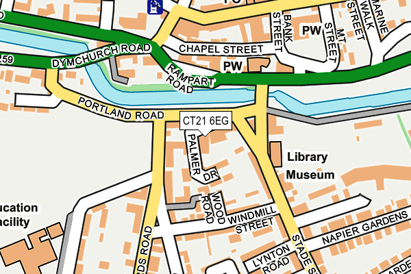 Map of CONYER QUAY (MANAGEMENT) LIMITED at local scale