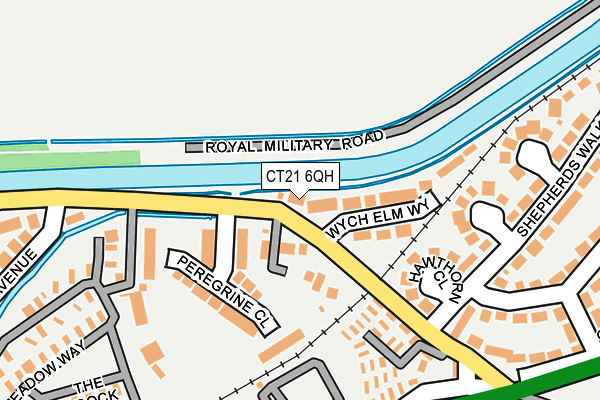 CT21 6QH map - OS OpenMap – Local (Ordnance Survey)