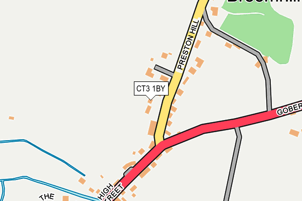 CT3 1BY map - OS OpenMap – Local (Ordnance Survey)