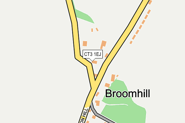 CT3 1EJ map - OS OpenMap – Local (Ordnance Survey)