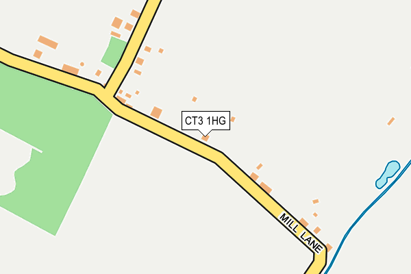 CT3 1HG map - OS OpenMap – Local (Ordnance Survey)