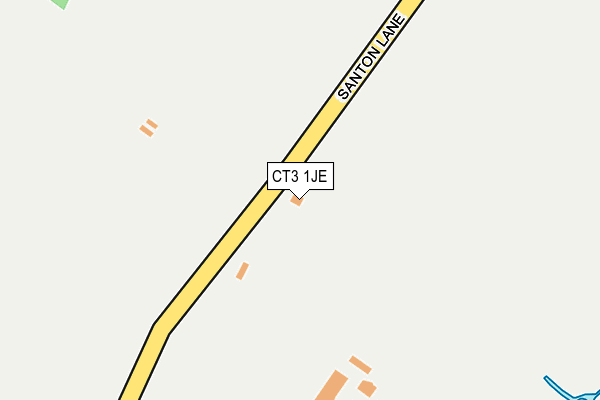 CT3 1JE map - OS OpenMap – Local (Ordnance Survey)
