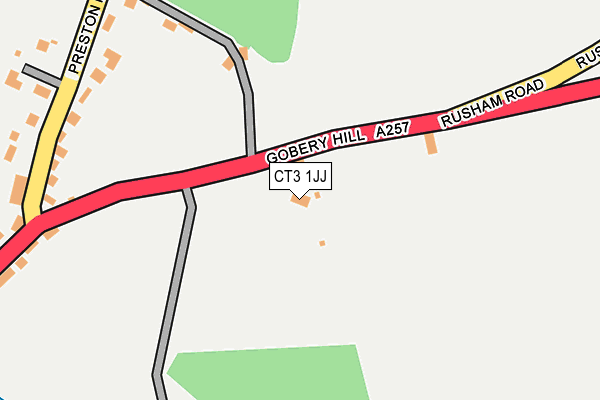 CT3 1JJ map - OS OpenMap – Local (Ordnance Survey)