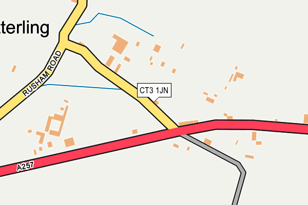 CT3 1JN map - OS OpenMap – Local (Ordnance Survey)