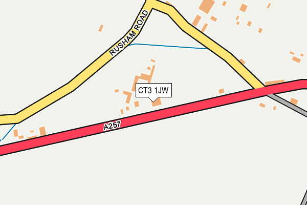 CT3 1JW map - OS OpenMap – Local (Ordnance Survey)