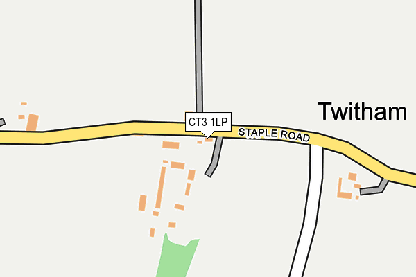 CT3 1LP map - OS OpenMap – Local (Ordnance Survey)