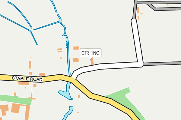 CT3 1NQ map - OS OpenMap – Local (Ordnance Survey)