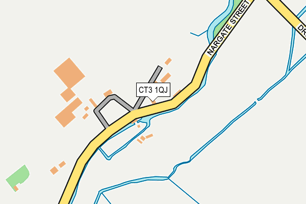 CT3 1QJ map - OS OpenMap – Local (Ordnance Survey)