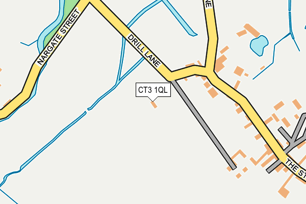 CT3 1QL map - OS OpenMap – Local (Ordnance Survey)