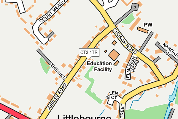 CT3 1TR map - OS OpenMap – Local (Ordnance Survey)
