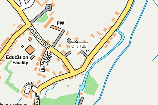 CT3 1UL map - OS OpenMap – Local (Ordnance Survey)