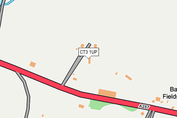 CT3 1UP map - OS OpenMap – Local (Ordnance Survey)