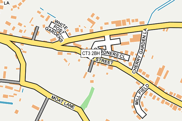 CT3 2BH map - OS OpenMap – Local (Ordnance Survey)