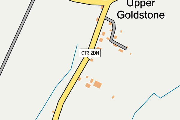 CT3 2DN map - OS OpenMap – Local (Ordnance Survey)