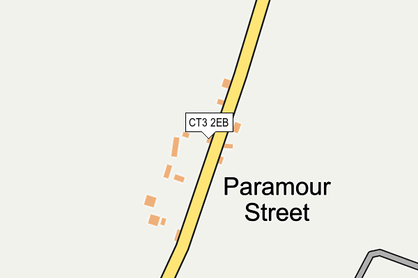 CT3 2EB map - OS OpenMap – Local (Ordnance Survey)