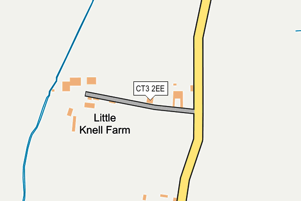 CT3 2EE map - OS OpenMap – Local (Ordnance Survey)