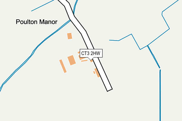 CT3 2HW map - OS OpenMap – Local (Ordnance Survey)