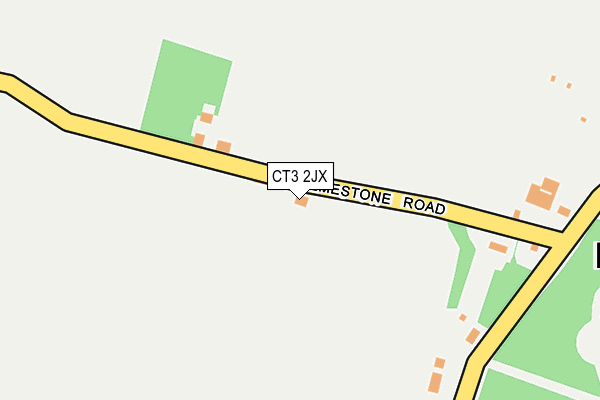 CT3 2JX map - OS OpenMap – Local (Ordnance Survey)