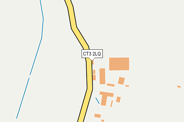 CT3 2LQ map - OS OpenMap – Local (Ordnance Survey)