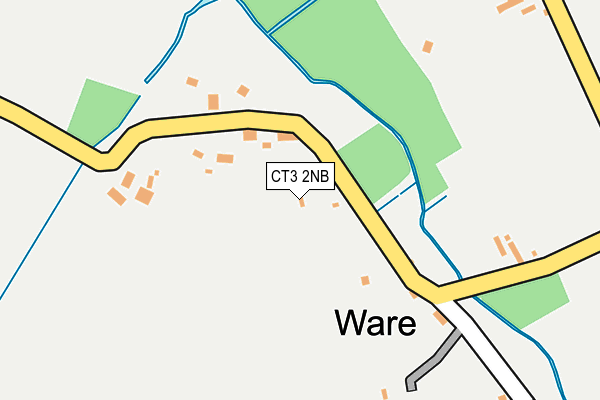 CT3 2NB map - OS OpenMap – Local (Ordnance Survey)