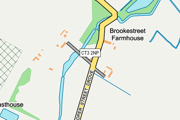CT3 2NP map - OS OpenMap – Local (Ordnance Survey)