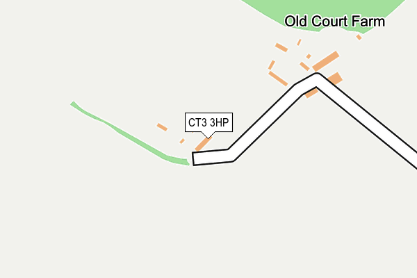 CT3 3HP map - OS OpenMap – Local (Ordnance Survey)