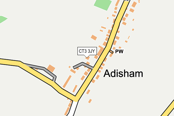 CT3 3JY map - OS OpenMap – Local (Ordnance Survey)