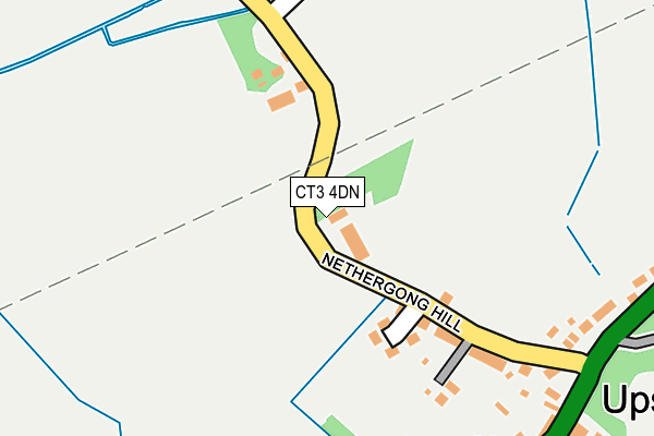 CT3 4DN map - OS OpenMap – Local (Ordnance Survey)
