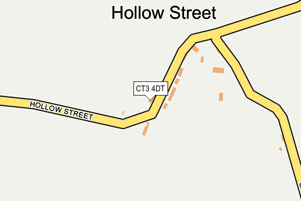 CT3 4DT map - OS OpenMap – Local (Ordnance Survey)