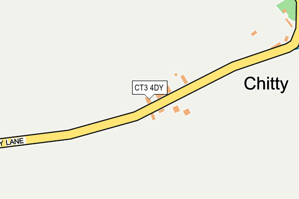 CT3 4DY map - OS OpenMap – Local (Ordnance Survey)