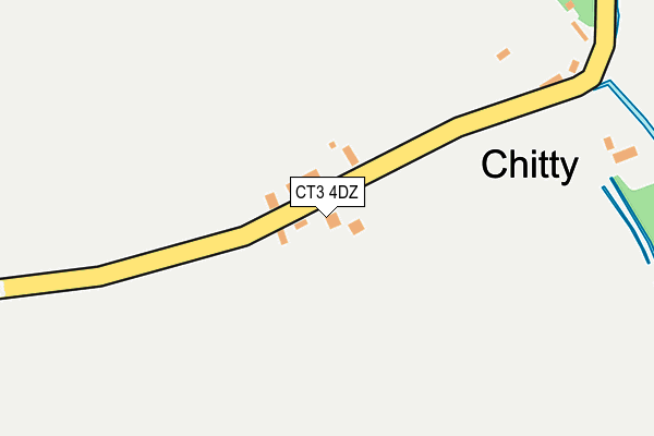 CT3 4DZ map - OS OpenMap – Local (Ordnance Survey)