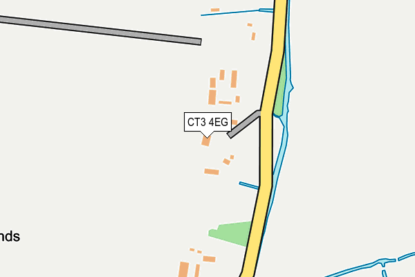 CT3 4EG map - OS OpenMap – Local (Ordnance Survey)