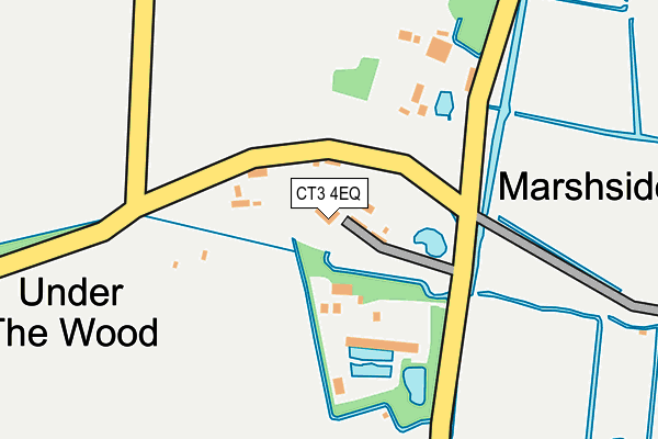 CT3 4EQ map - OS OpenMap – Local (Ordnance Survey)