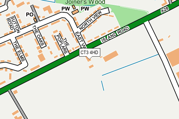 Map of RIVERVIEW HERSDEN LIMITED at local scale