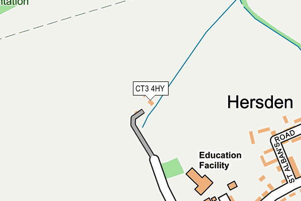 CT3 4HY map - OS OpenMap – Local (Ordnance Survey)