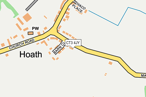 CT3 4JY map - OS OpenMap – Local (Ordnance Survey)