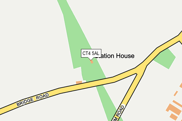 CT4 5AL map - OS OpenMap – Local (Ordnance Survey)