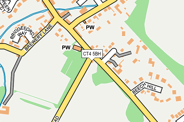 CT4 5BH map - OS OpenMap – Local (Ordnance Survey)