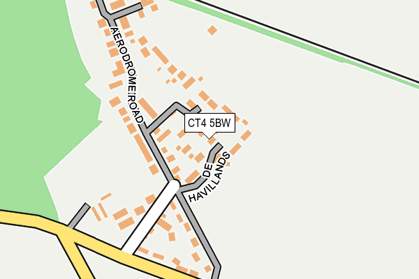 CT4 5BW map - OS OpenMap – Local (Ordnance Survey)