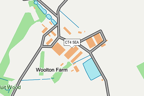 CT4 5EA map - OS OpenMap – Local (Ordnance Survey)