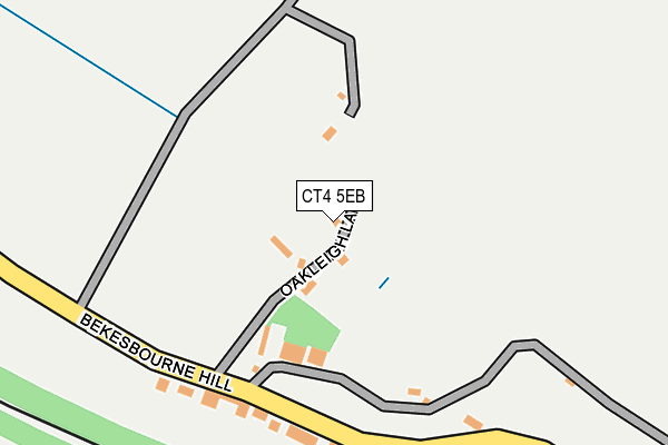 CT4 5EB map - OS OpenMap – Local (Ordnance Survey)
