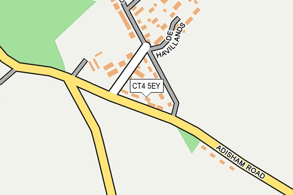 CT4 5EY map - OS OpenMap – Local (Ordnance Survey)