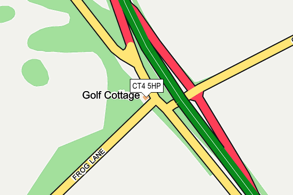 CT4 5HP map - OS OpenMap – Local (Ordnance Survey)