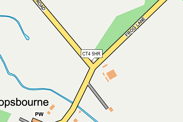 CT4 5HR map - OS OpenMap – Local (Ordnance Survey)